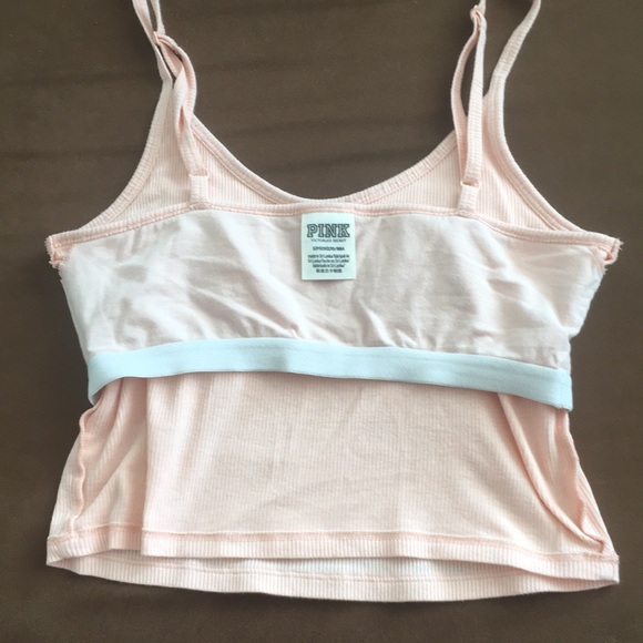 PINK Victoria's Secret Rib Knit Crop Cami - Picture 7 of 15